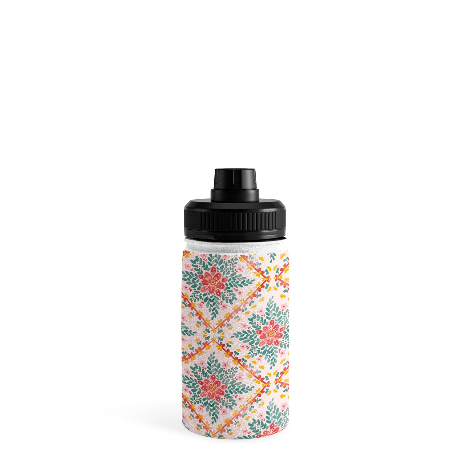 Marta Barragan Camarasa Chic Floral Geometry Water Bottle