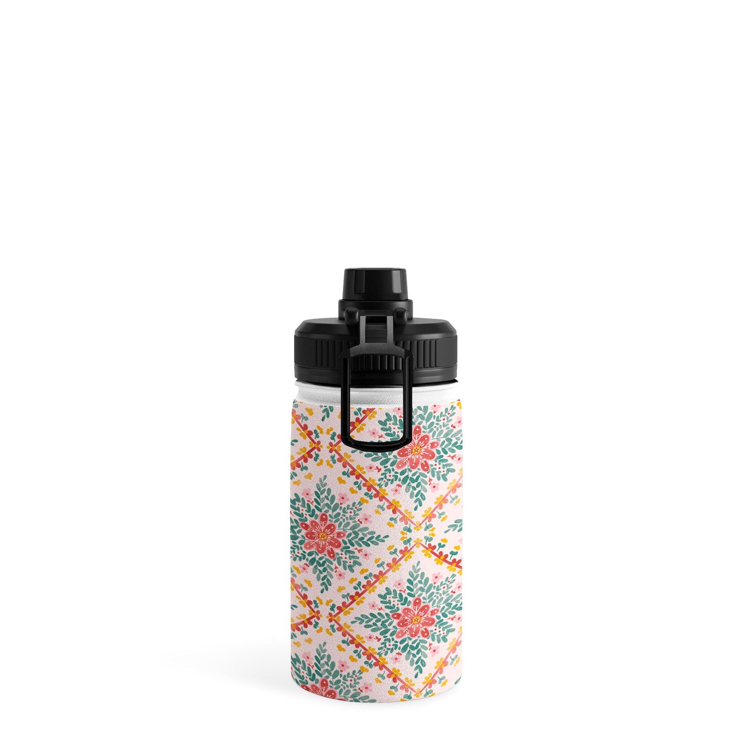 Marta Barragan Camarasa Chic Floral Geometry Water Bottle