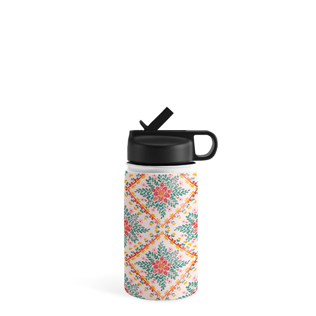 Marta Barragan Camarasa Chic Floral Geometry Water Bottle
