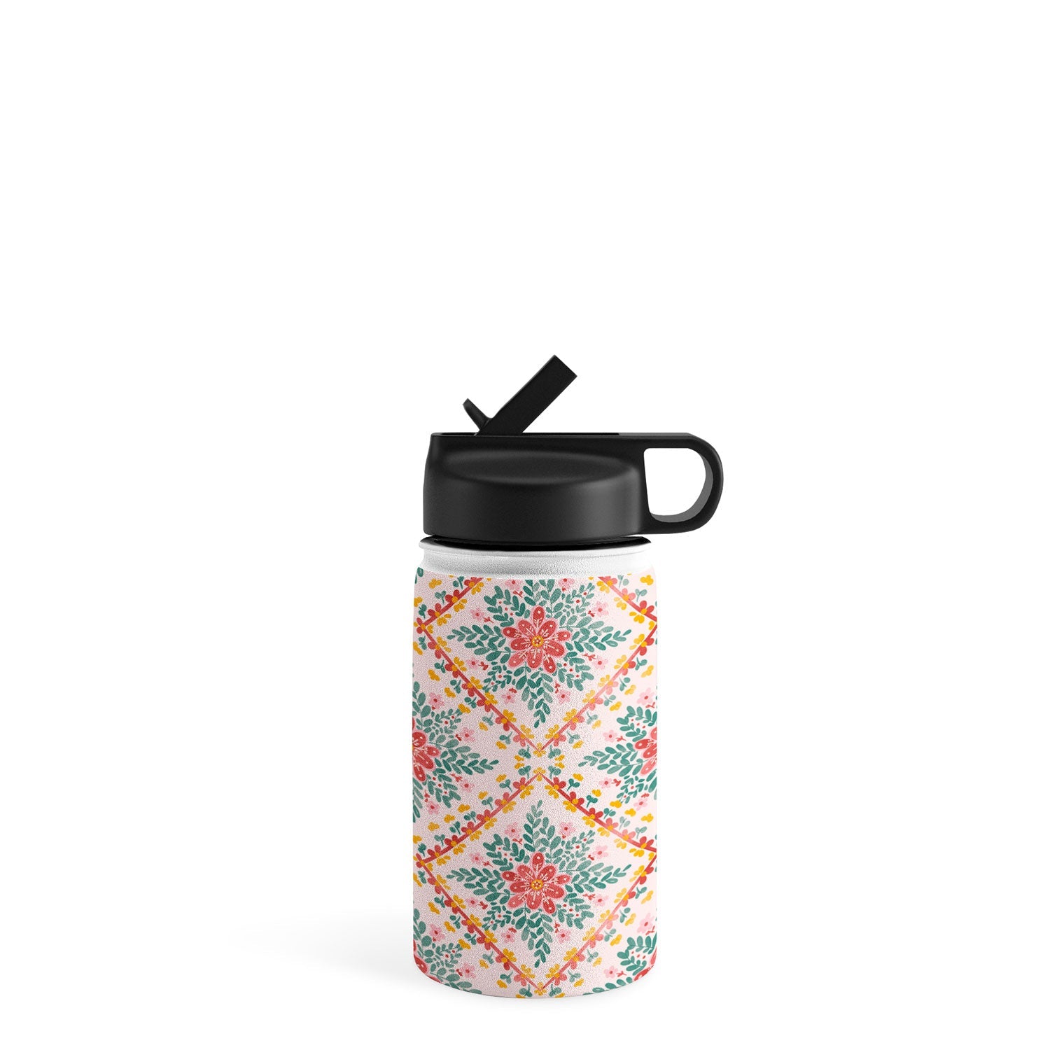 Marta Barragan Camarasa Chic Floral Geometry Water Bottle