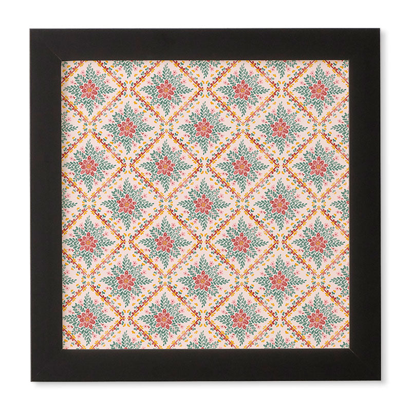 Marta Barragan Camarasa Chic Floral Geometry Framed Wall Art