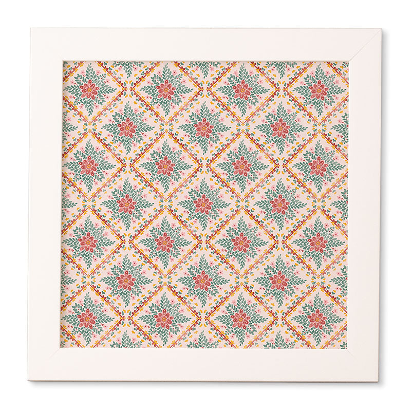 Marta Barragan Camarasa Chic Floral Geometry Framed Wall Art