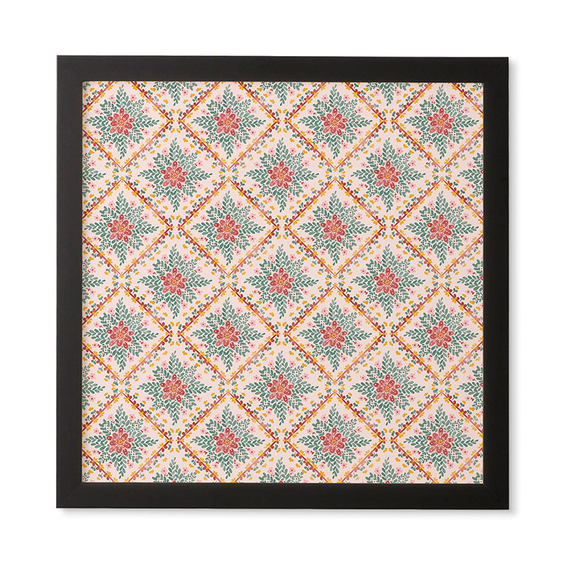 Marta Barragan Camarasa Chic Floral Geometry Framed Wall Art