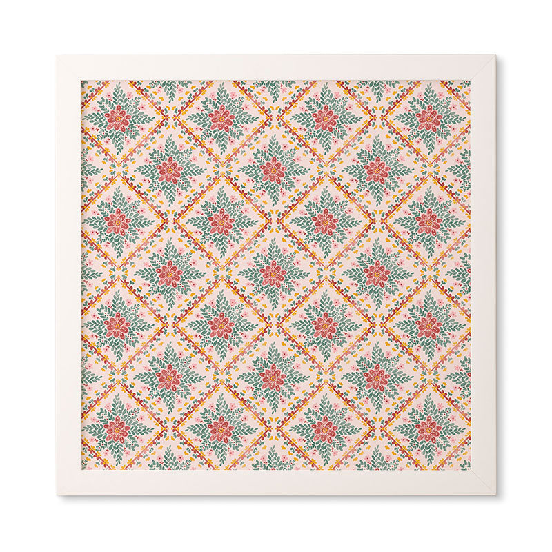 Marta Barragan Camarasa Chic Floral Geometry Framed Wall Art
