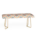 Marta Barragan Camarasa Chic Floral Geometry Bench