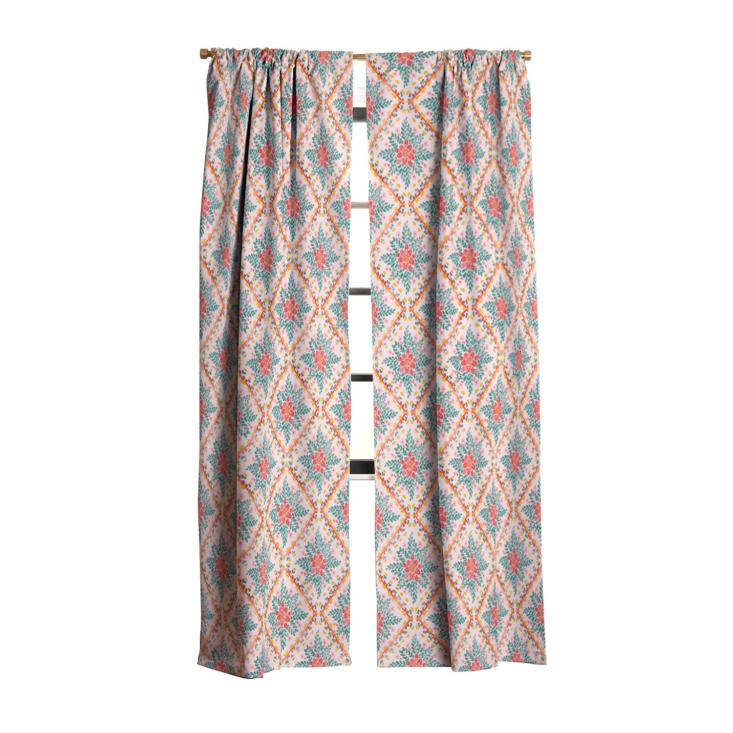 Marta Barragan Camarasa Chic Floral Geometry Blackout Non Repeat