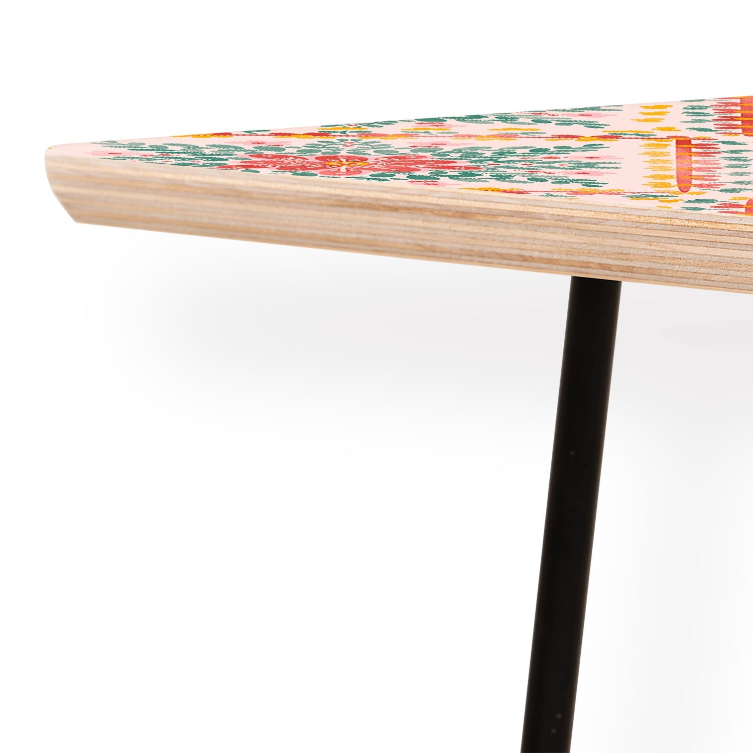Marta Barragan Camarasa Chic Floral Geometry Coffee Table