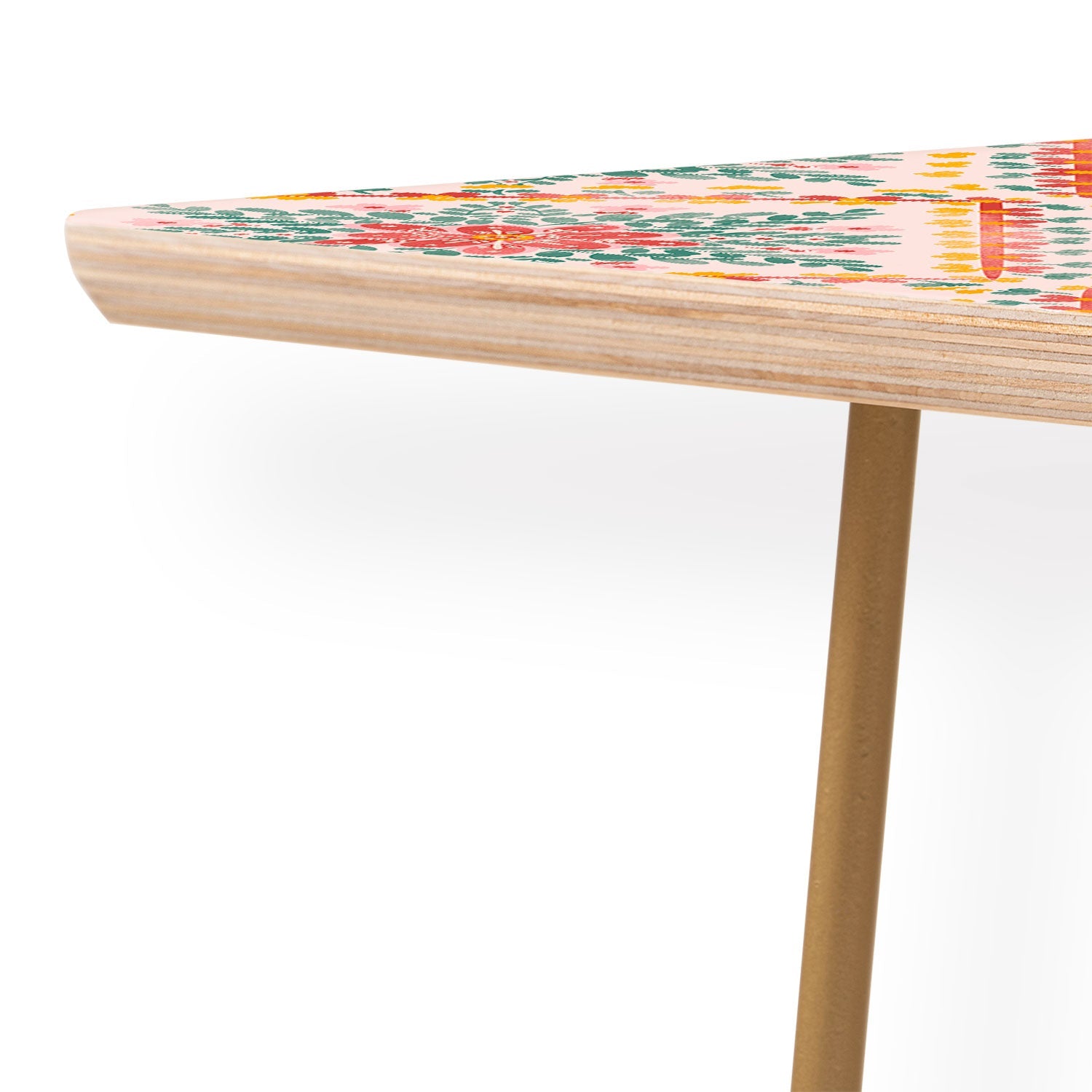 Marta Barragan Camarasa Chic Floral Geometry Coffee Table