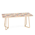 Marta Barragan Camarasa Chic Floral Geometry Coffee Table