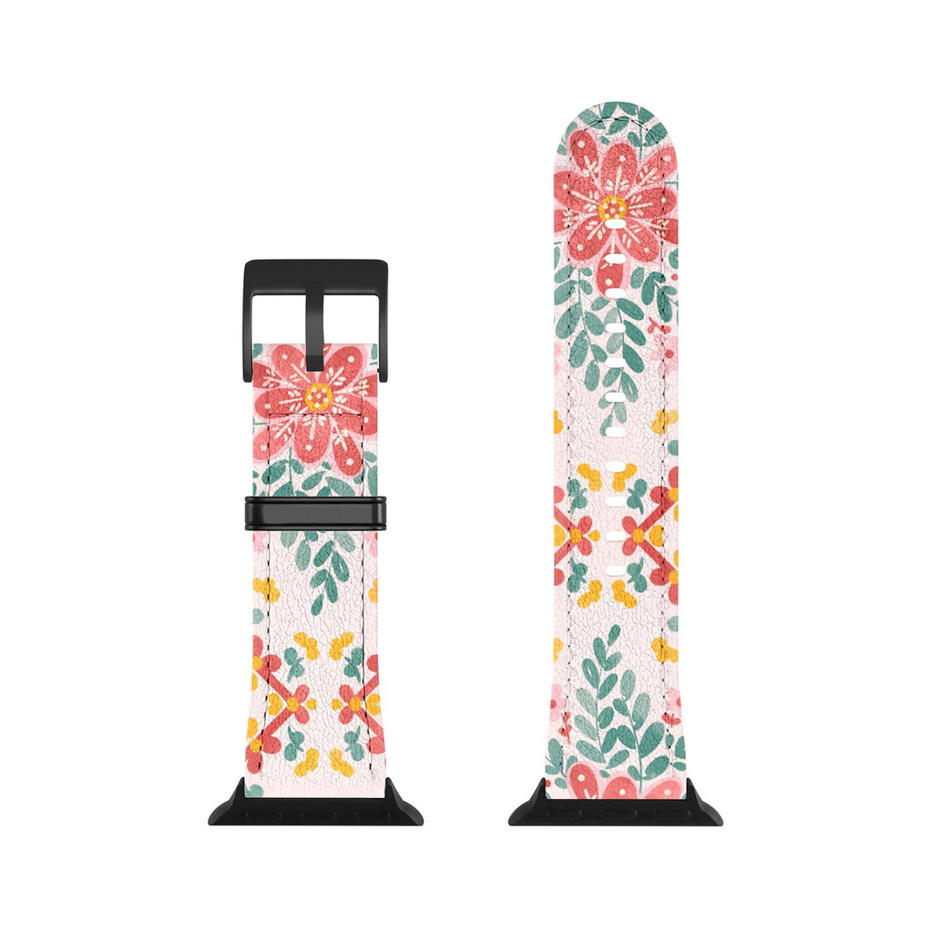 Marta Barragan Camarasa Chic Floral Geometry Apple Watch Band