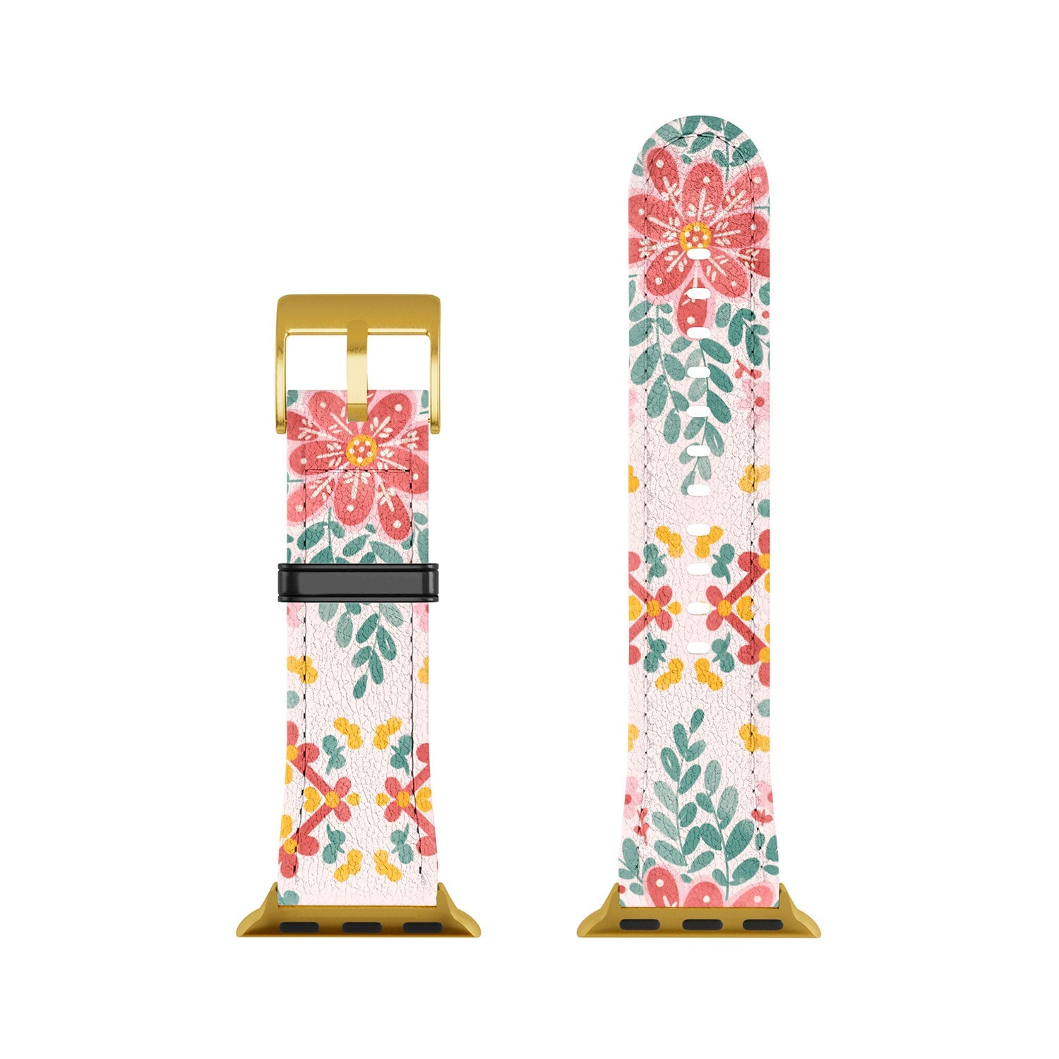 Marta Barragan Camarasa Chic Floral Geometry Apple Watch Band