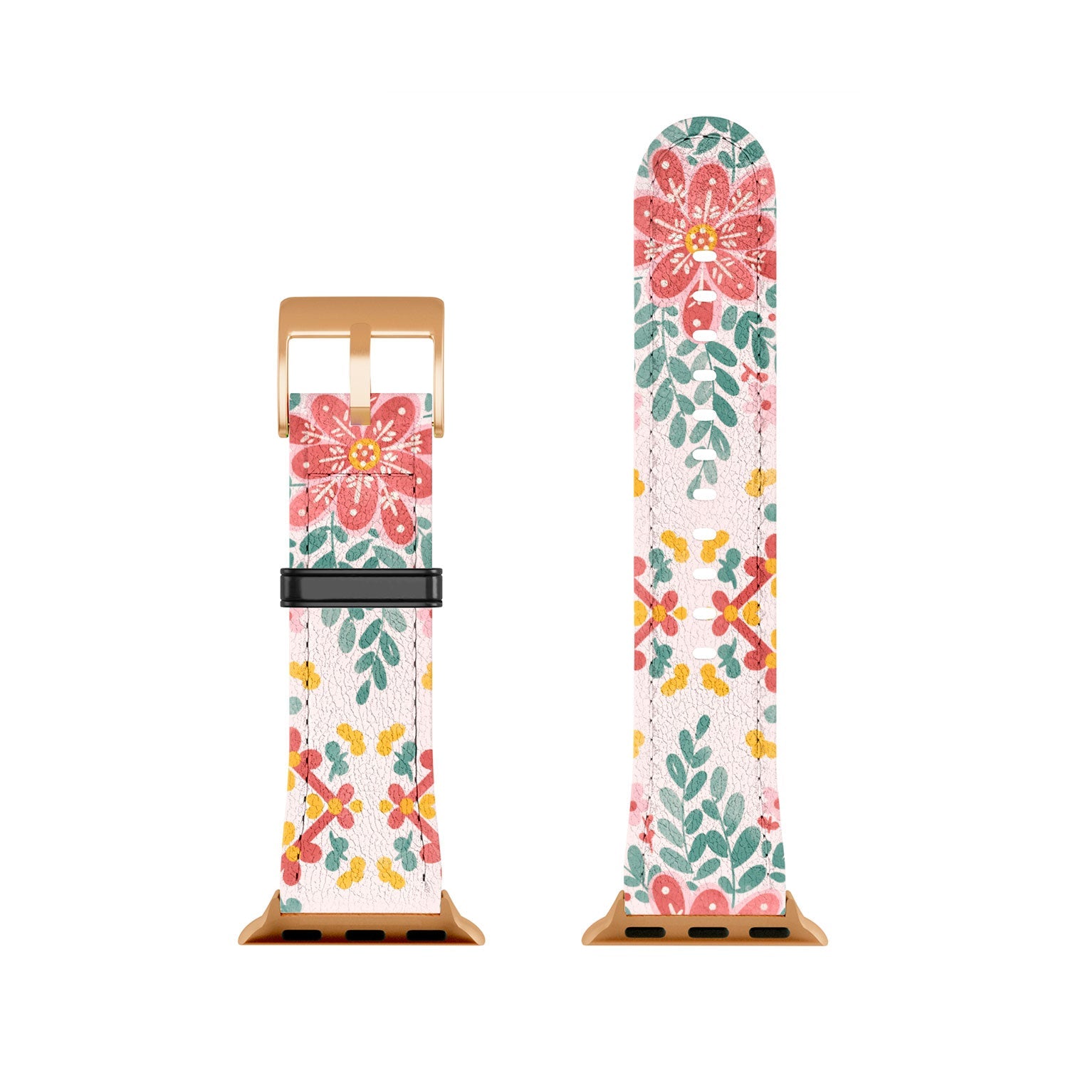 Marta Barragan Camarasa Chic Floral Geometry Apple Watch Band