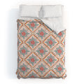 Marta Barragan Camarasa Chic Floral Geometry Duvet Cover
