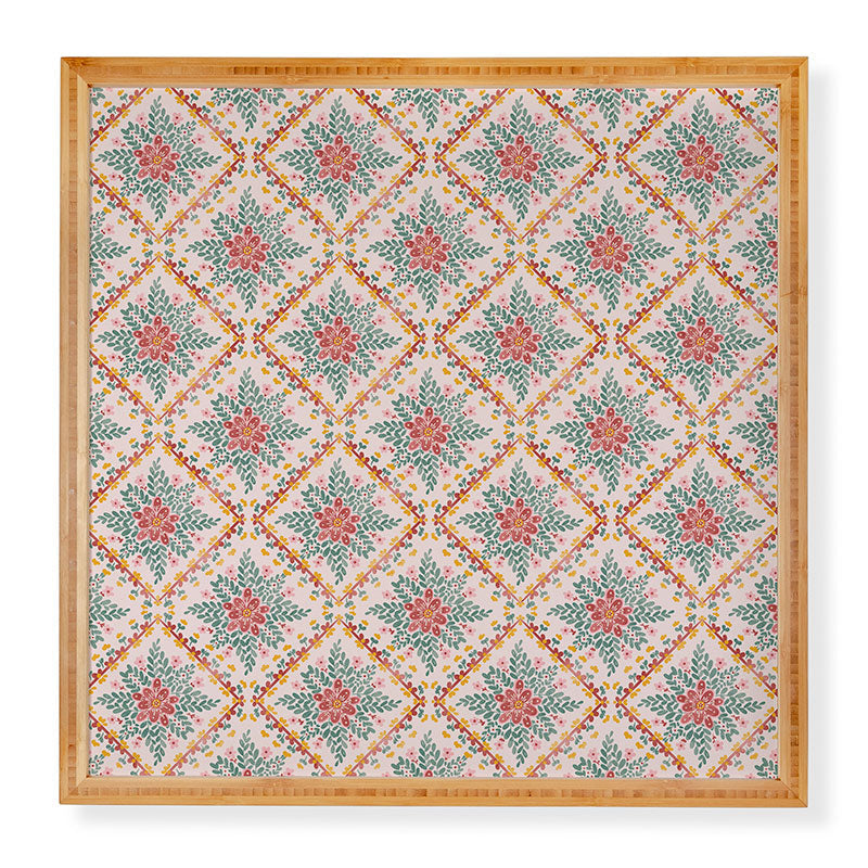 Marta Barragan Camarasa Chic Floral Geometry Framed Wall Art