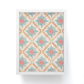 Marta Barragan Camarasa Chic Floral Geometry Framed Mini Art Print