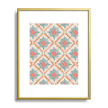 Marta Barragan Camarasa Chic Floral Geometry Metal Framed Art Print