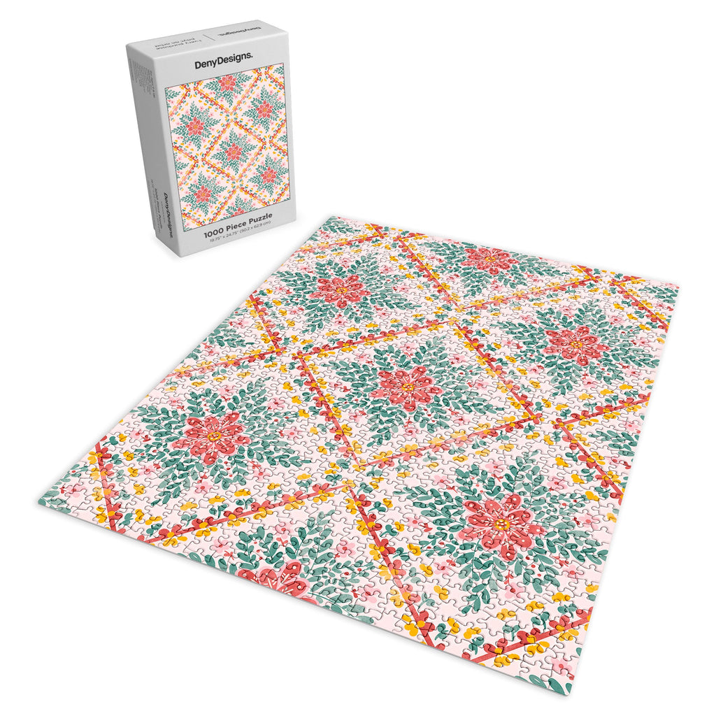 Marta Barragan Camarasa Chic Floral Geometry Puzzle
