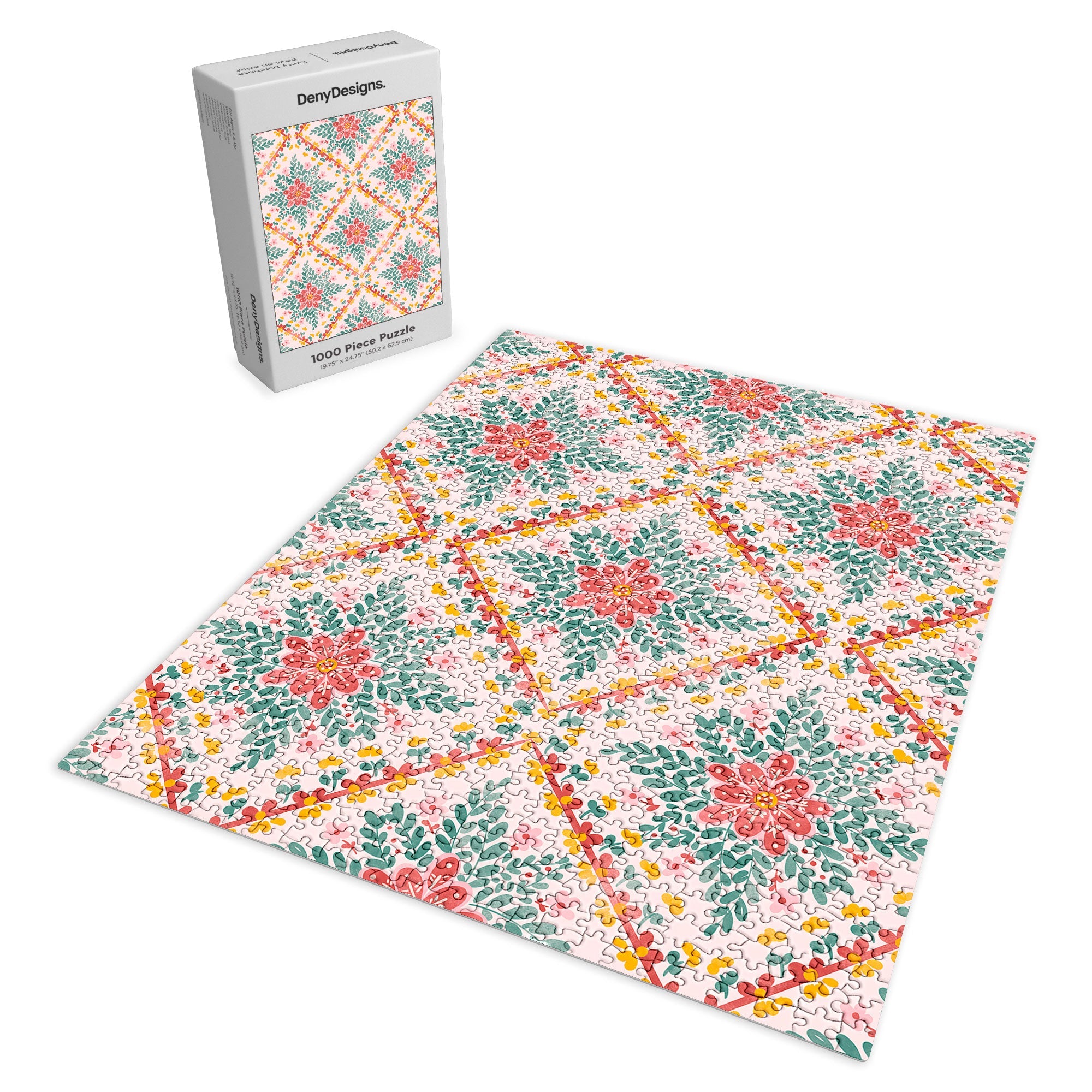 Marta Barragan Camarasa Chic Floral Geometry Puzzle