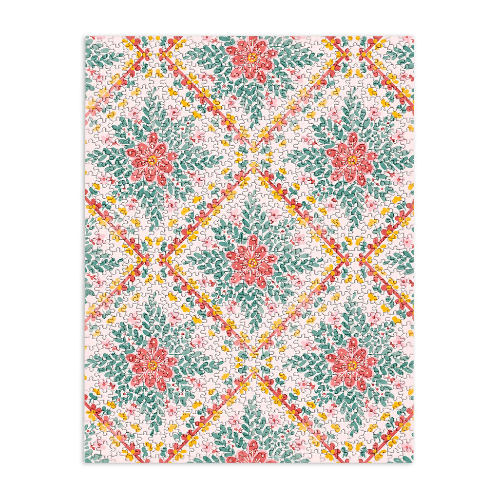Marta Barragan Camarasa Chic Floral Geometry Puzzle