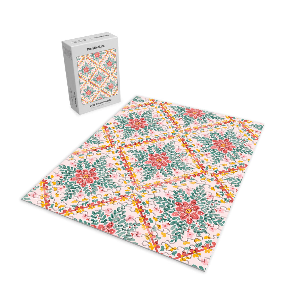 Marta Barragan Camarasa Chic Floral Geometry Puzzle