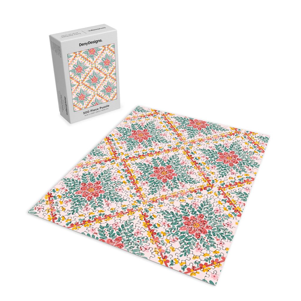 Marta Barragan Camarasa Chic Floral Geometry Puzzle