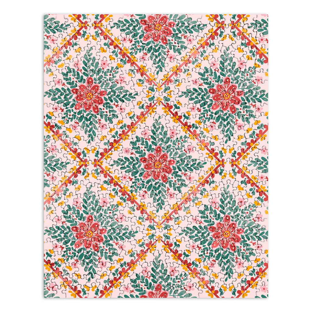 Marta Barragan Camarasa Chic Floral Geometry Puzzle
