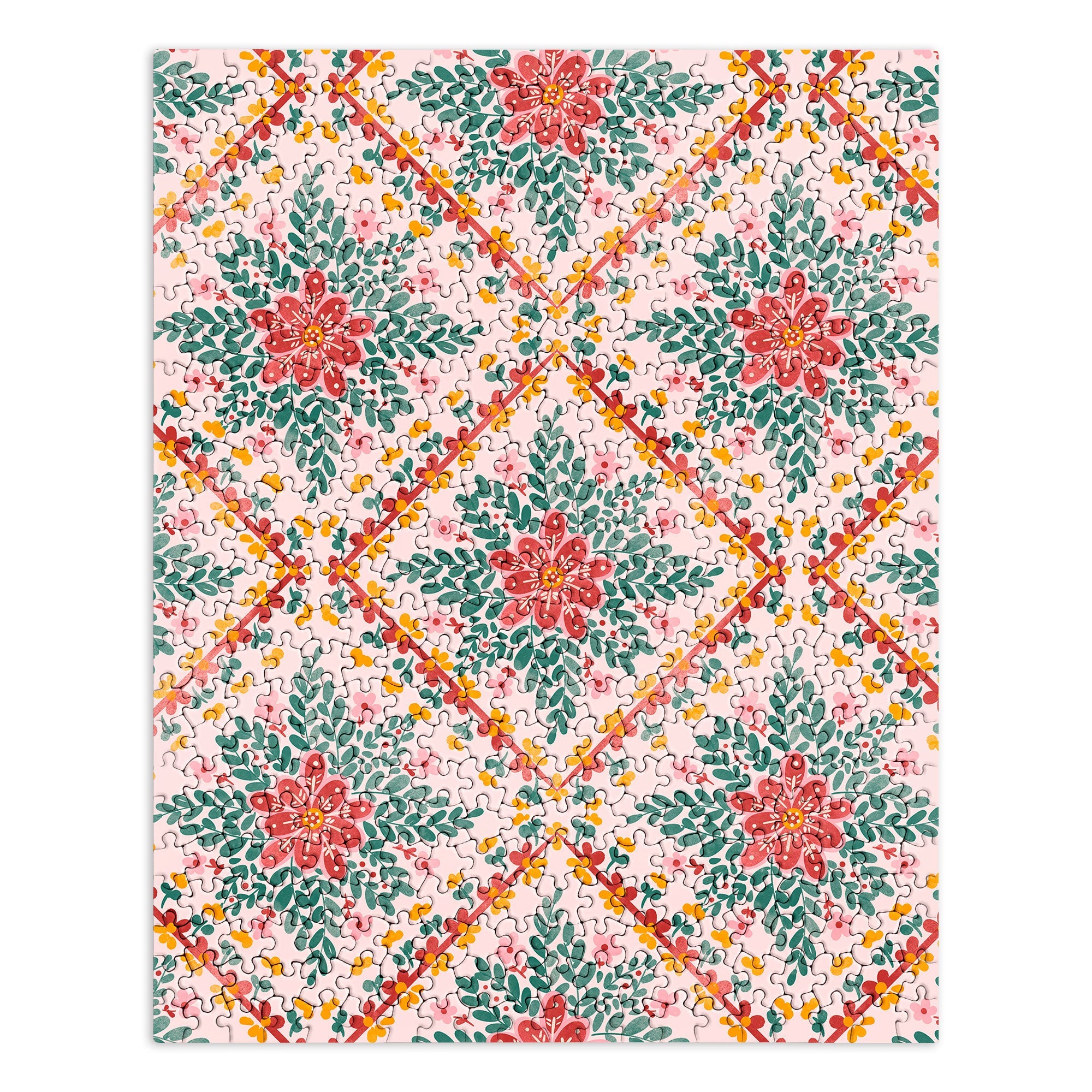 Marta Barragan Camarasa Chic Floral Geometry Puzzle