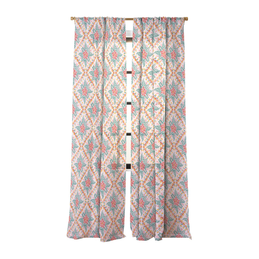 Marta Barragan Camarasa Chic Floral Geometry Sheer Non Repeat