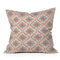 Marta Barragan Camarasa Chic Floral Geometry Throw Pillow