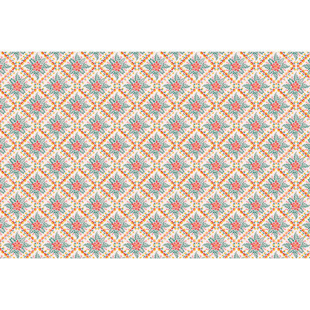 Marta Barragan Camarasa Chic Floral Geometry Wall Mural