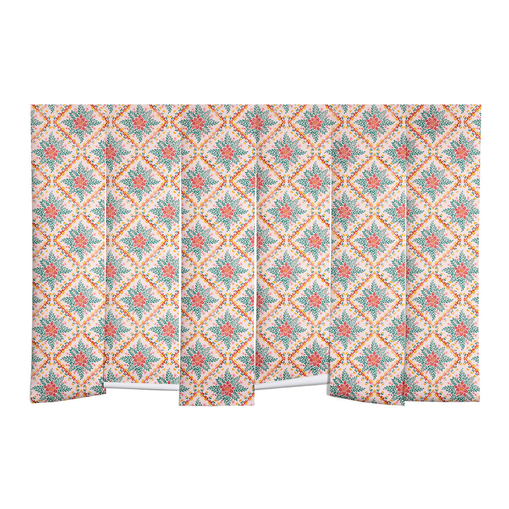 Marta Barragan Camarasa Chic Floral Geometry Wall Mural