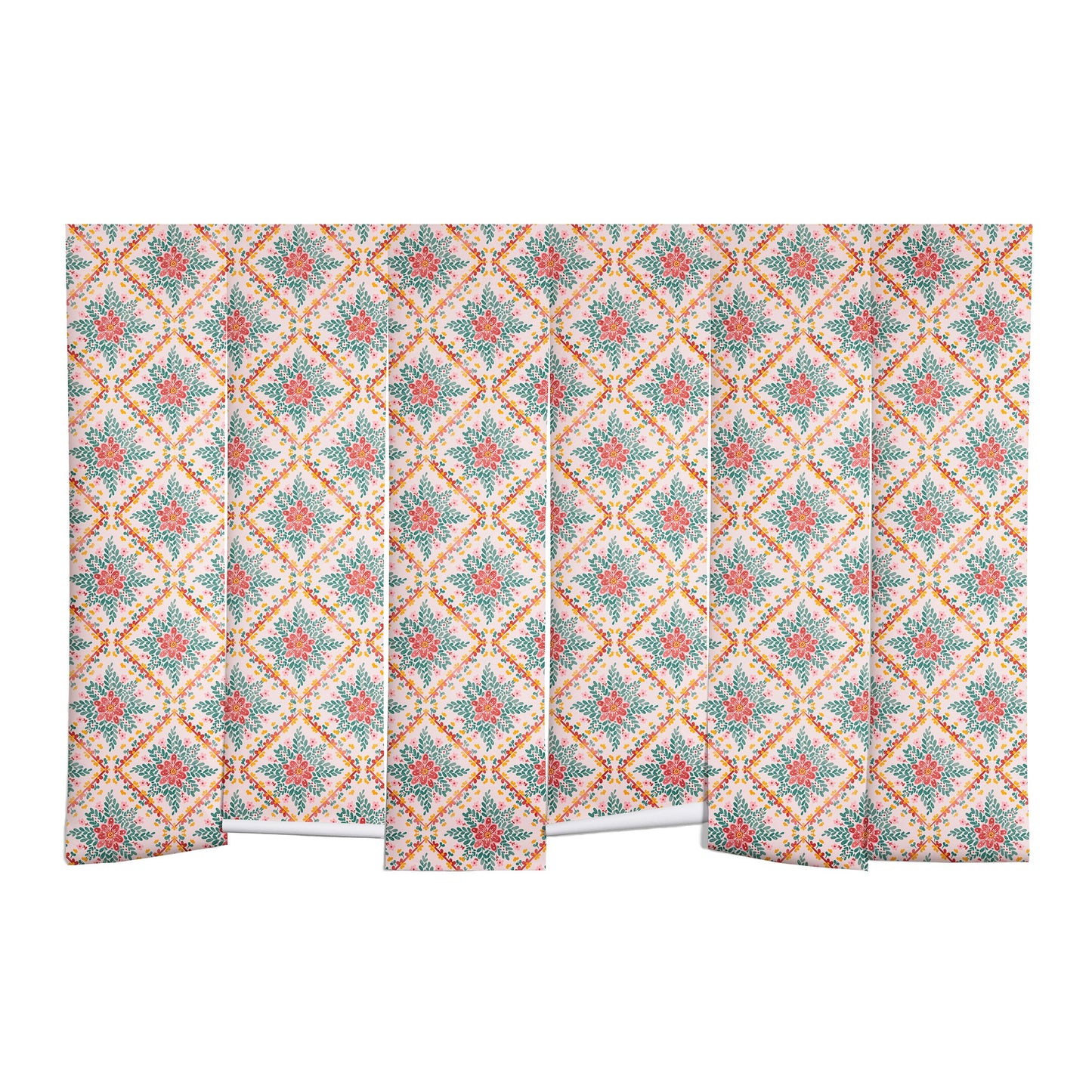 Marta Barragan Camarasa Chic Floral Geometry Wall Mural