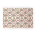 Marta Barragan Camarasa Chic Floral Geometry Welcome Mat