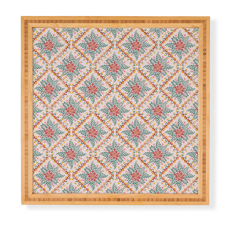 Marta Barragan Camarasa Chic Floral Geometry Framed Wall Art