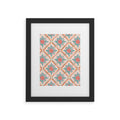 Marta Barragan Camarasa Chic Floral Geometry Framed Art Print