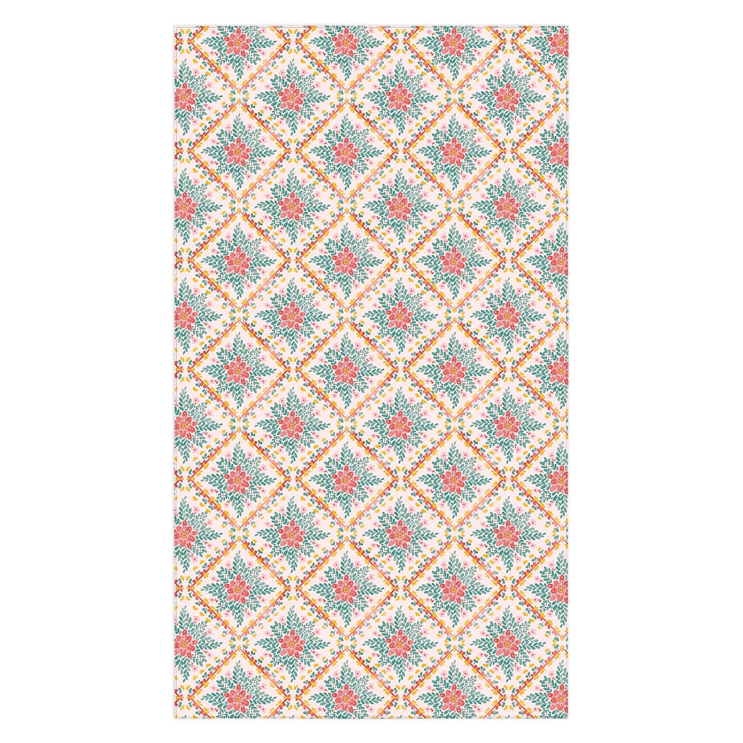 Marta Barragan Camarasa Chic Floral Geometry Tablecloth