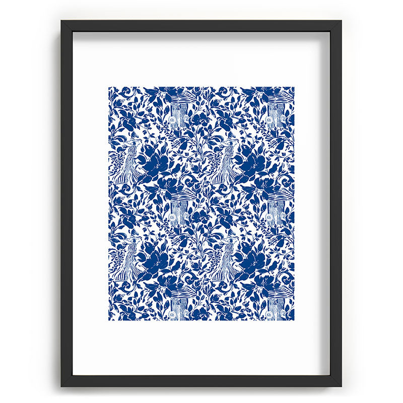Marta Barragan Camarasa Chic Garden Walk Recessed Framing Rectangle