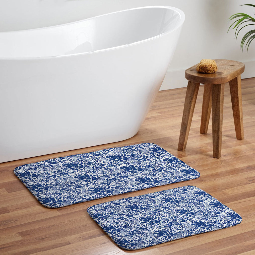 Marta Barragan Camarasa Chic Garden Walk Memory Foam Bath Mat