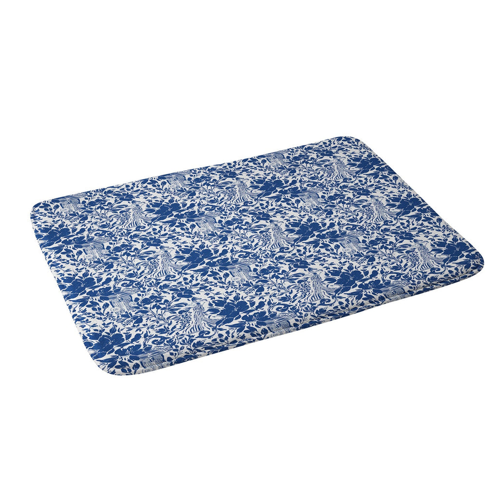 Marta Barragan Camarasa Chic Garden Walk Memory Foam Bath Mat