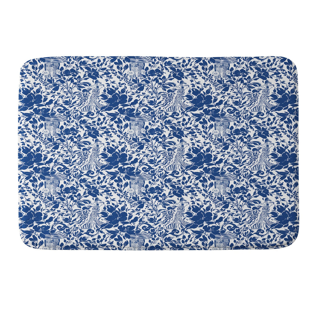 Marta Barragan Camarasa Chic Garden Walk Memory Foam Bath Mat