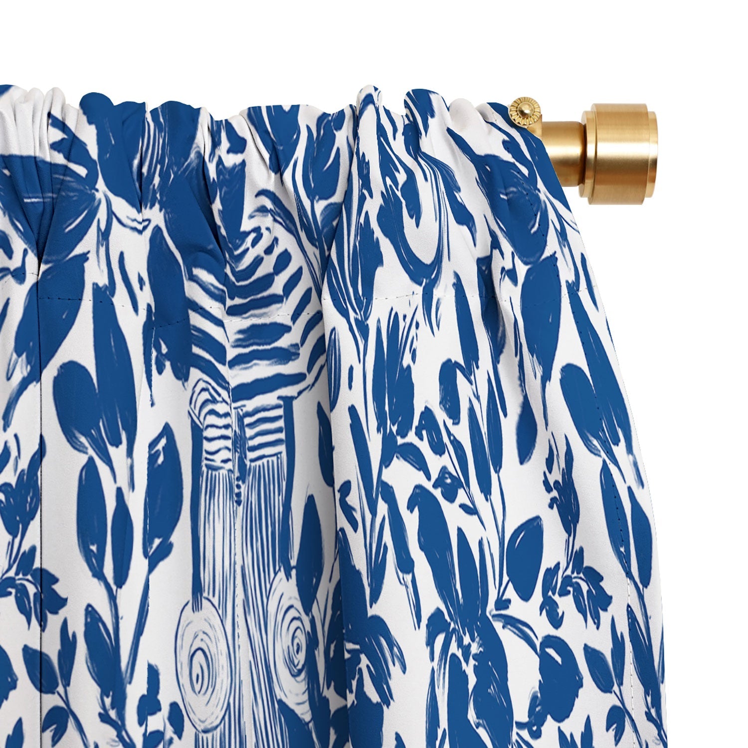 Marta Barragan Camarasa Chic Garden Walk Blackout Window Curtain
