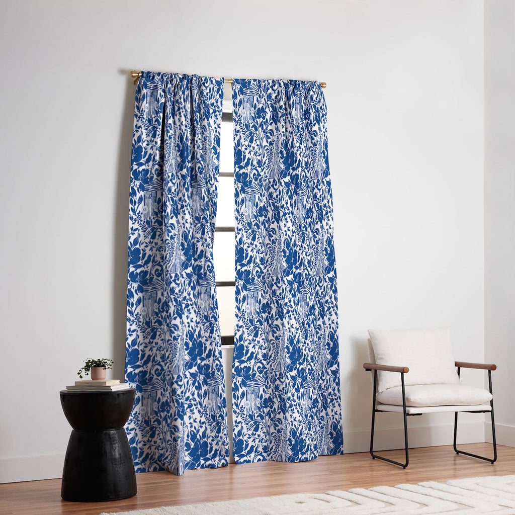Marta Barragan Camarasa Chic Garden Walk Blackout Window Curtain