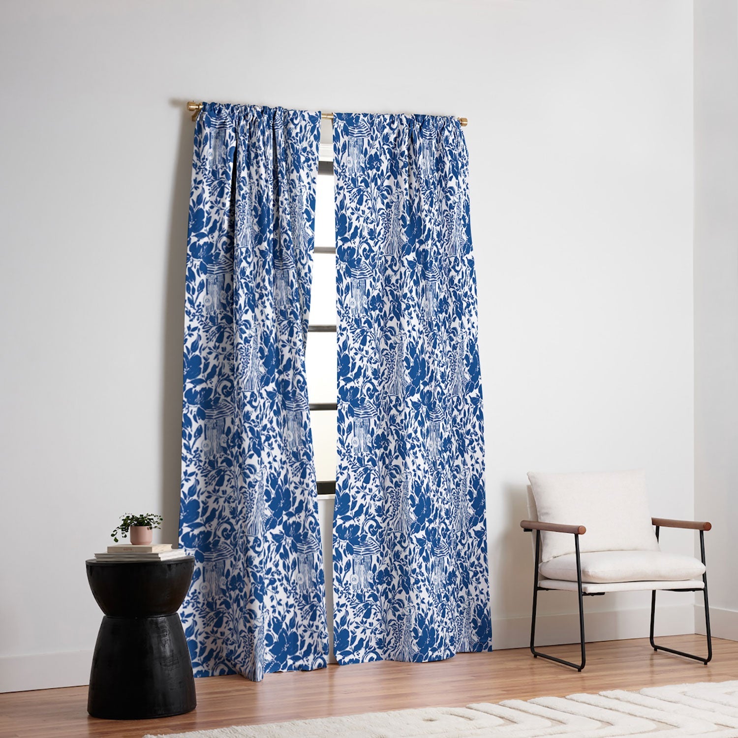 Marta Barragan Camarasa Chic Garden Walk Blackout Window Curtain