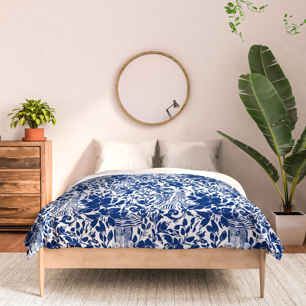 Marta Barragan Camarasa Chic Garden Walk Comforter