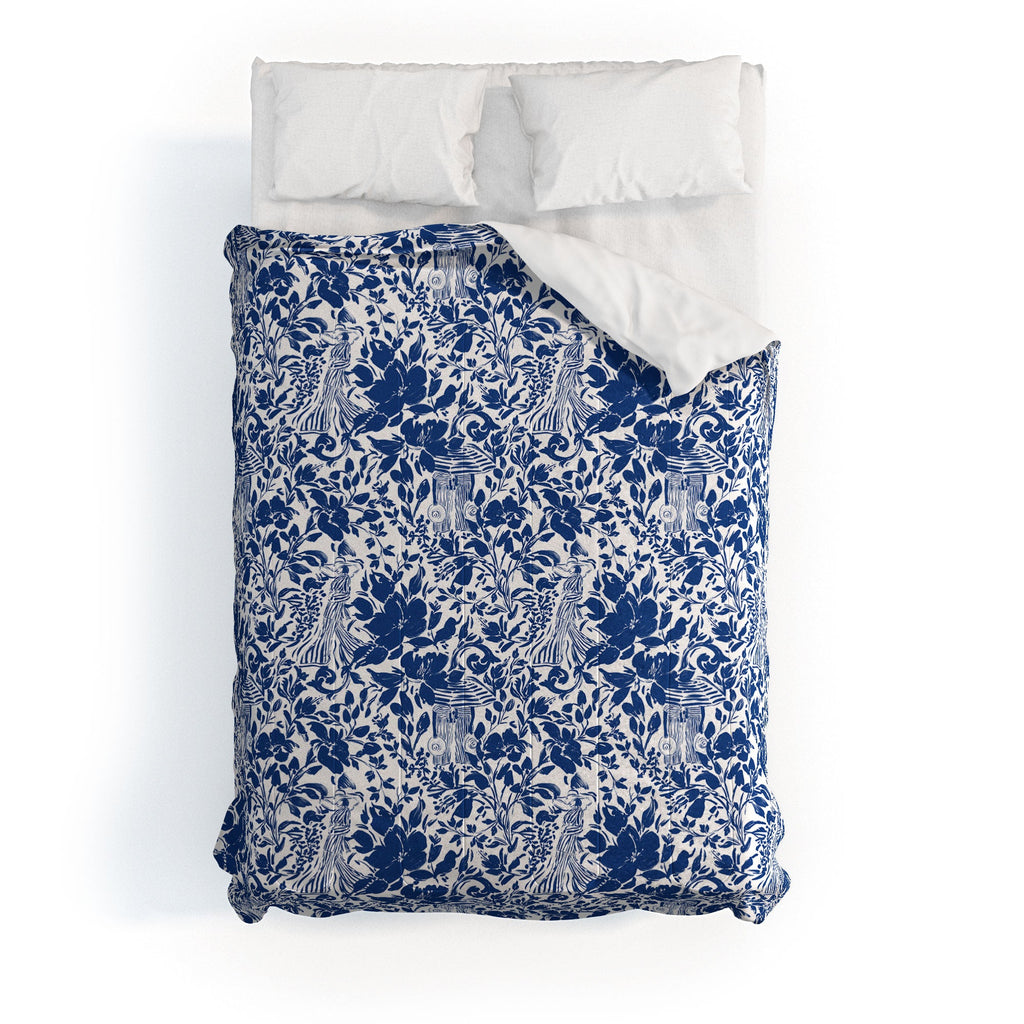 Marta Barragan Camarasa Chic Garden Walk Comforter