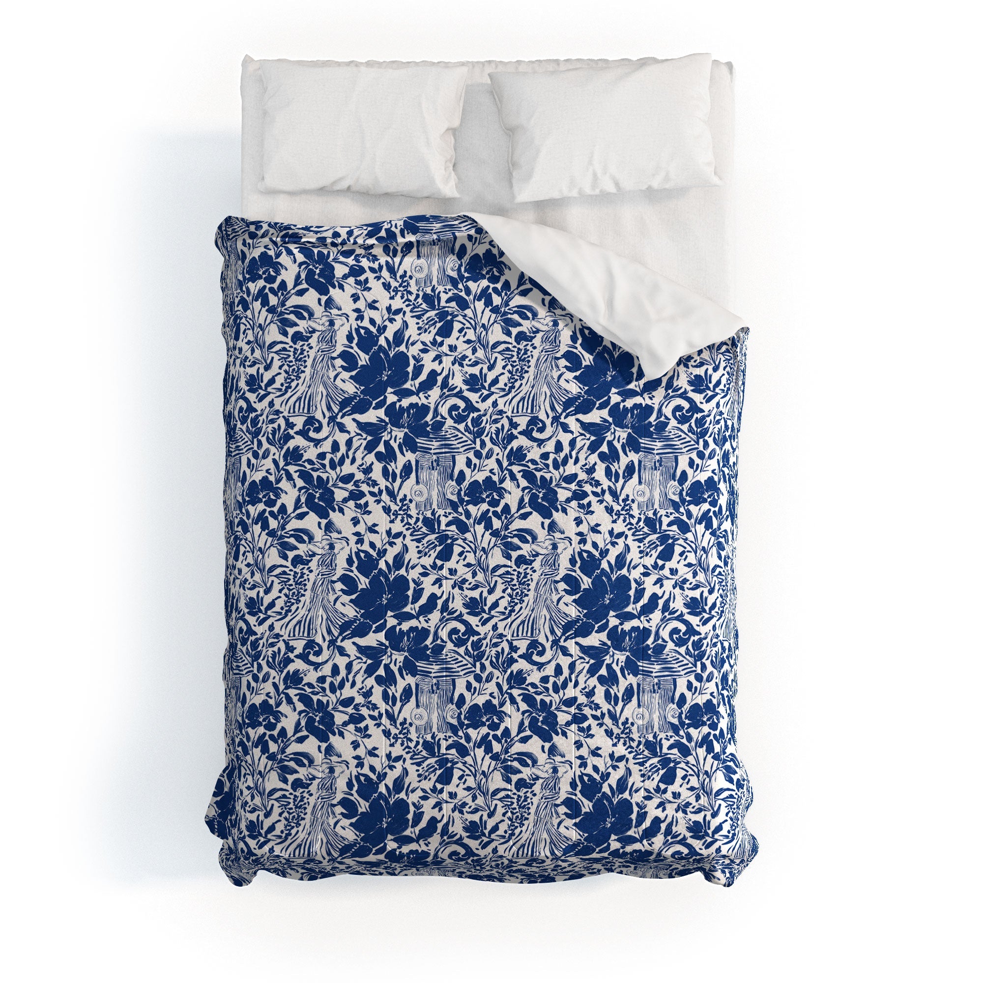 Marta Barragan Camarasa Chic Garden Walk Comforter