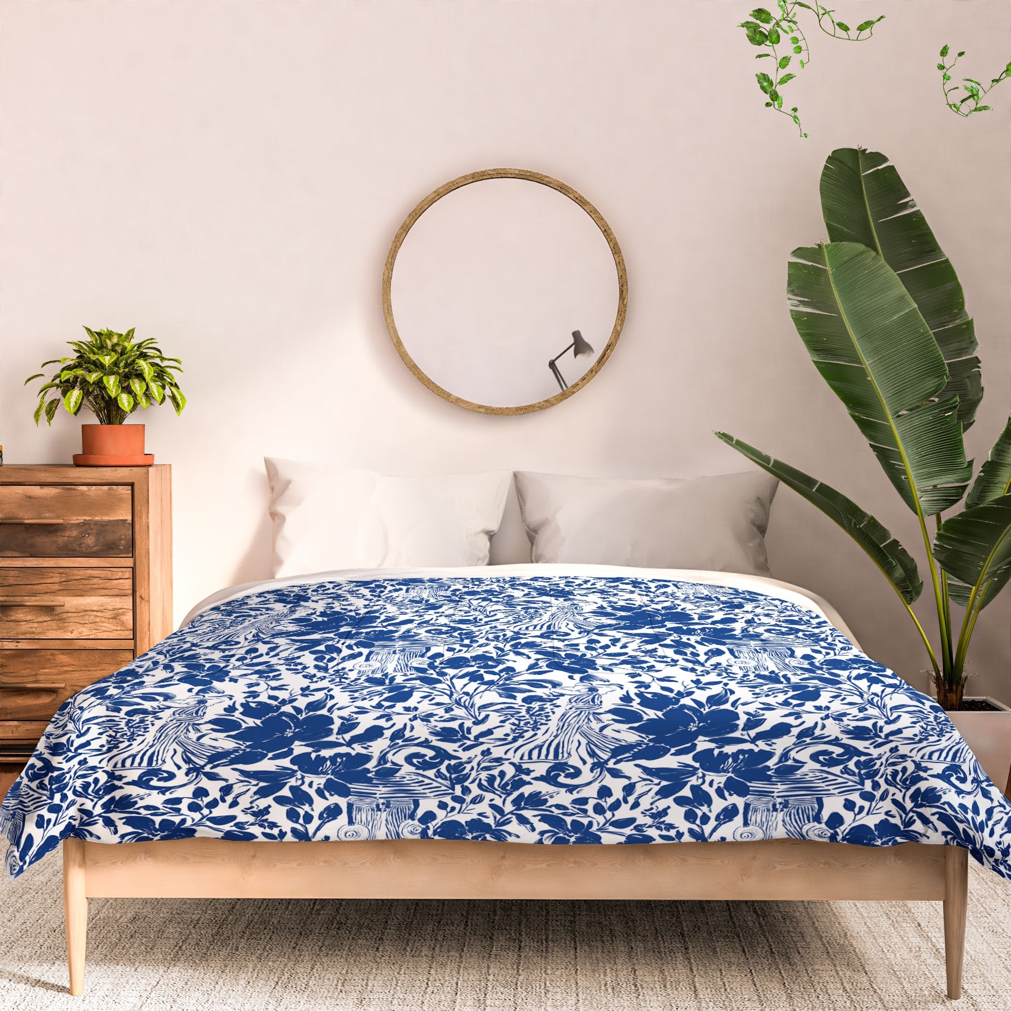 Marta Barragan Camarasa Chic Garden Walk Comforter