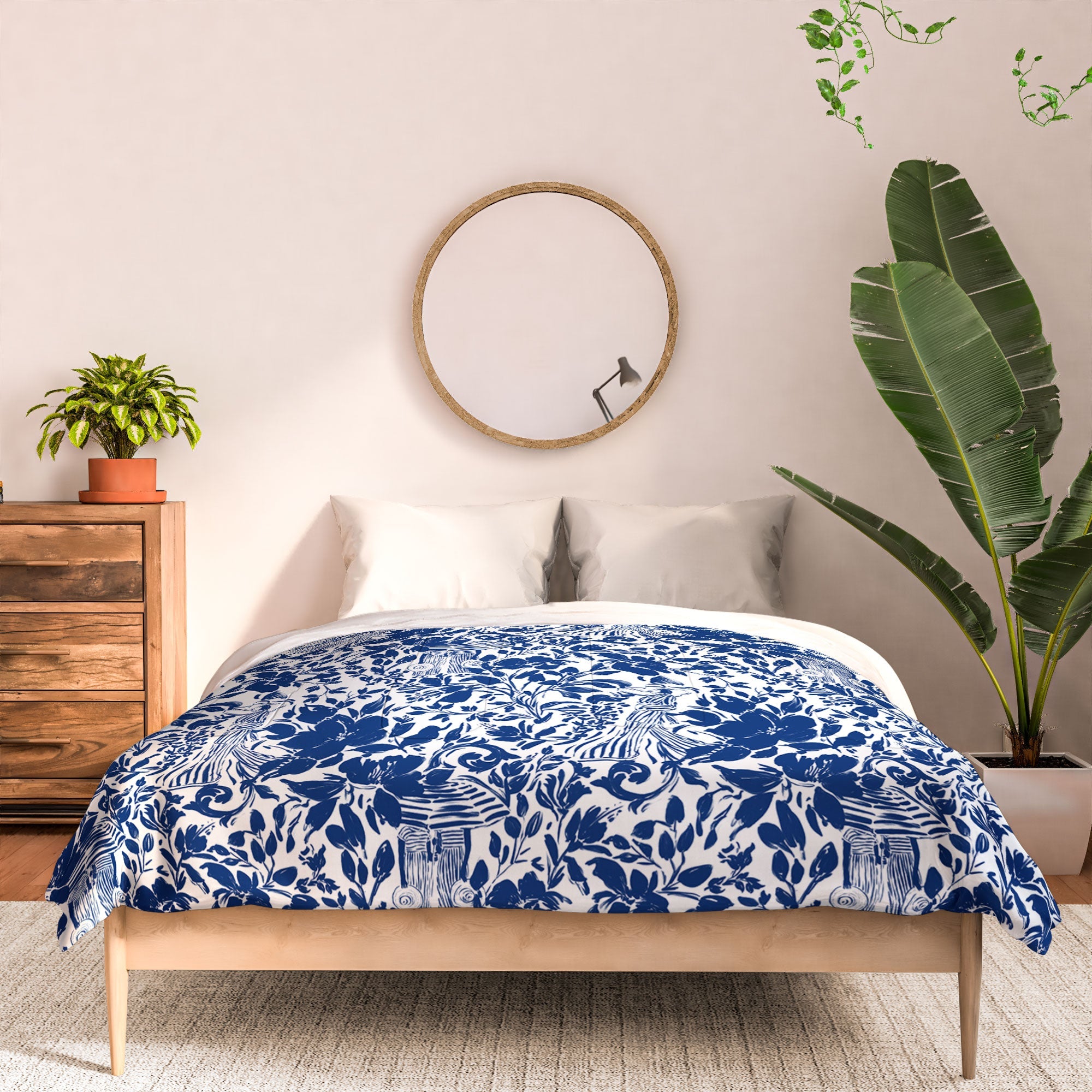 Marta Barragan Camarasa Chic Garden Walk Comforter