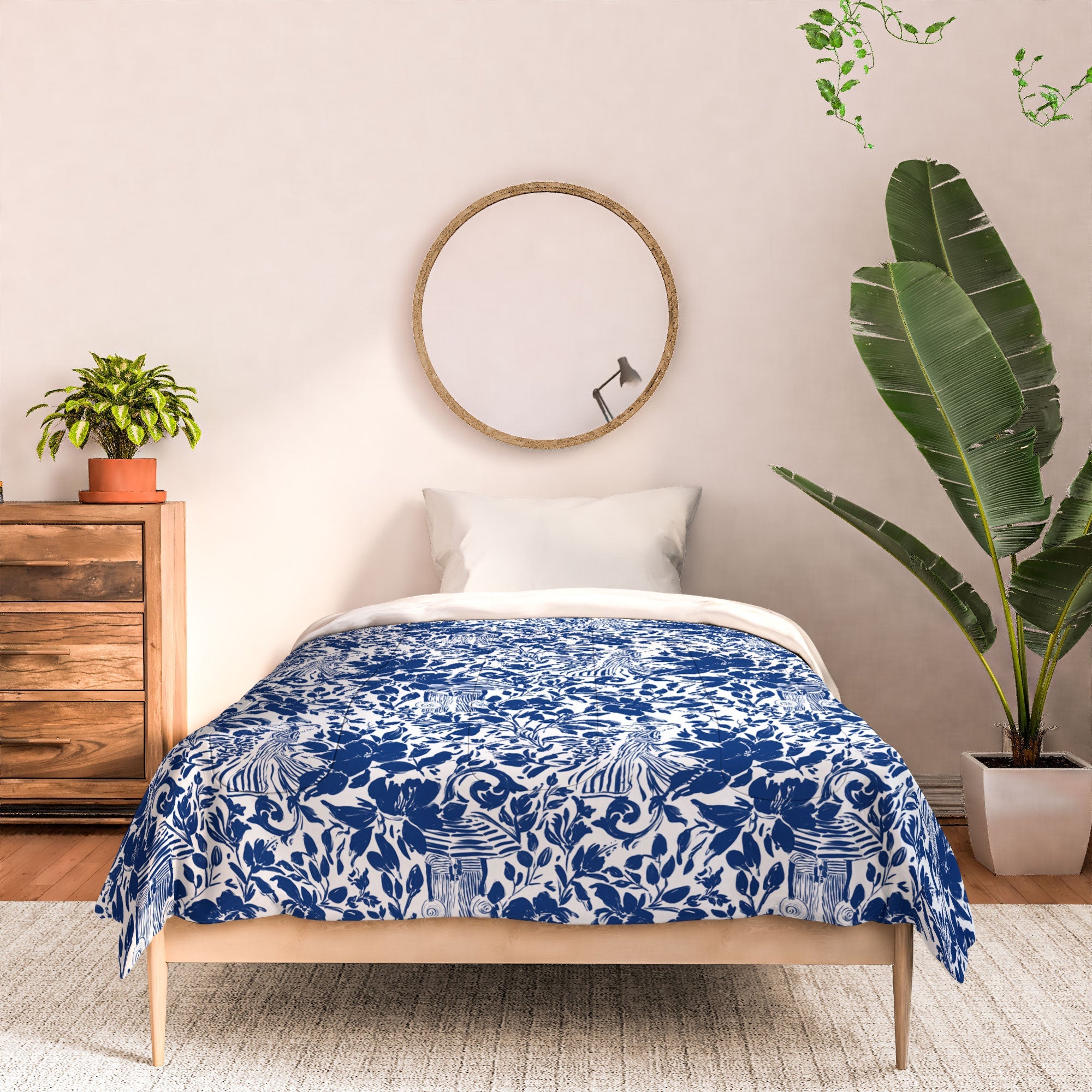 Marta Barragan Camarasa Chic Garden Walk Comforter