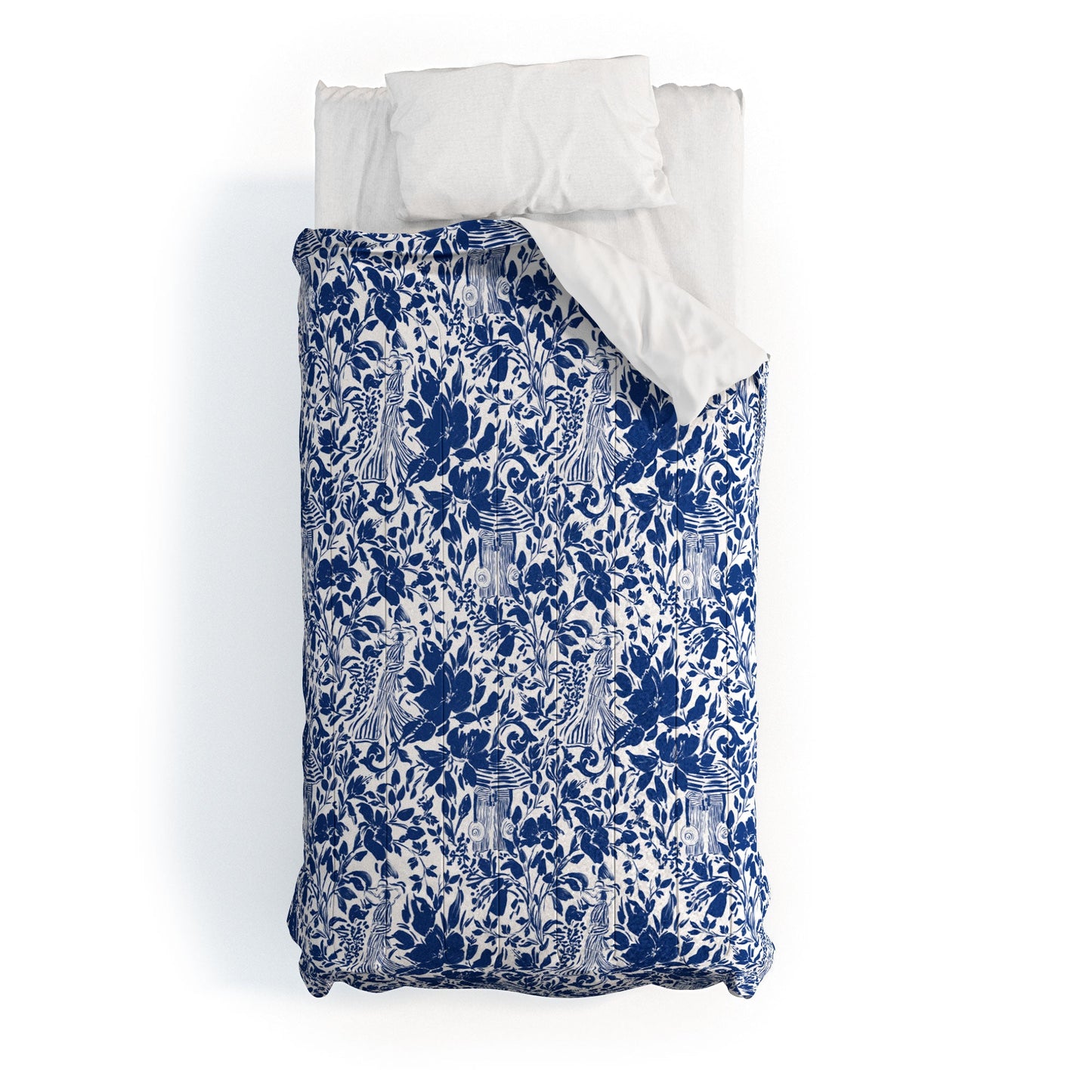 Marta Barragan Camarasa Chic Garden Walk Comforter